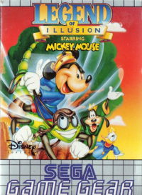 Legend of Illusion Starring Mickey Mouse Sega Game Gear  box art